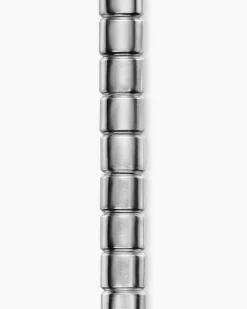 Spiritual Beads Flat Bead Bracelet Platinum, 8mm