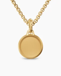 St. Christopher Amulet 18K Yellow Gold, 21.2mm