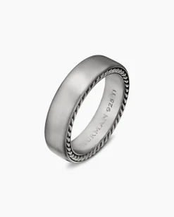 Streamline® Band Ring Grey Titanium, 6mm