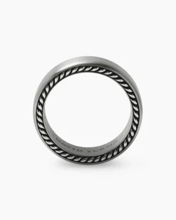 Streamline® Band Ring Grey Titanium, 6mm