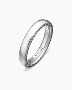 Streamline® Band Ring Platinum, 4mm