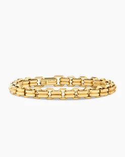 Streamline® Double Link Bracelet 18K Yellow Gold, 8mm