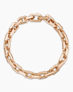 Streamline® Heirloom Chain Link Bracelet 18K Rose Gold, 7.5mm