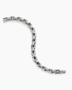 Streamline® Heirloom Chain Link Bracelet Platinum with Diamonds, 7.5mm