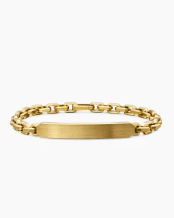 Streamline® ID Bracelet 18K Yellow Gold, 6.8mm