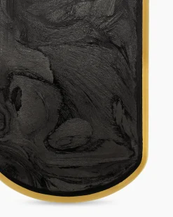 Streamline® Tag 18K Yellow Gold with Forged Carbon, 27mm