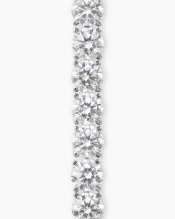 Tennis Bracelet 18K White Gold with Diamonds, 3.8mm