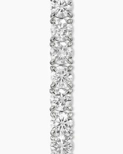 Tennis Bracelet 18K White Gold with Diamonds, 3mm