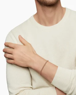 Wheat Chain Bracelet 18K Rose Gold, 4mm