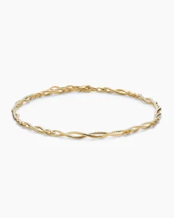 Wisteria® Necklace 18K Yellow Gold with Diamonds, 6mm