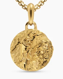 Zeus Amulet 18K Yellow Gold, 24mm